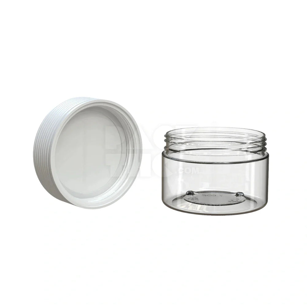 7.5oz 220cc spiral cr xl container clear natural white cap 100 count