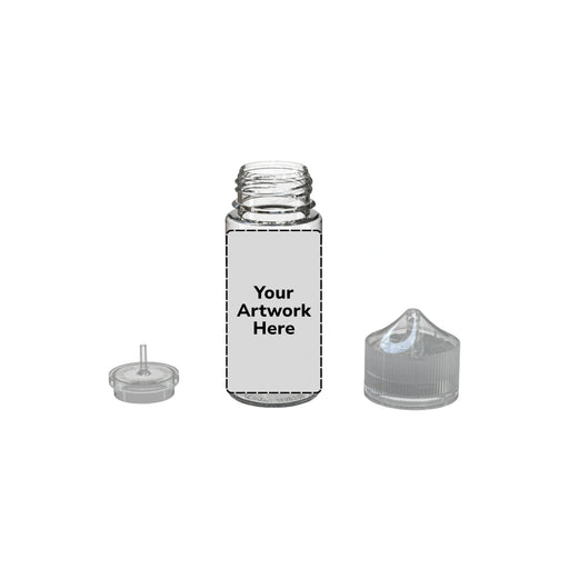 75ml mini unicorn bottle clear clear cap