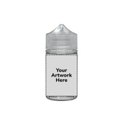 75ml stubby unicorn bottle clear clear cap