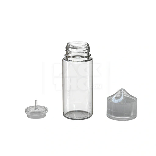 75ml mini pet unicorn bottle clear natural 400 count