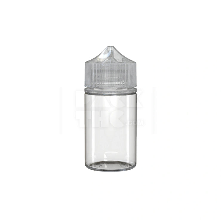 75ml stubby pet unicorn bottle cr clear natural 500 count