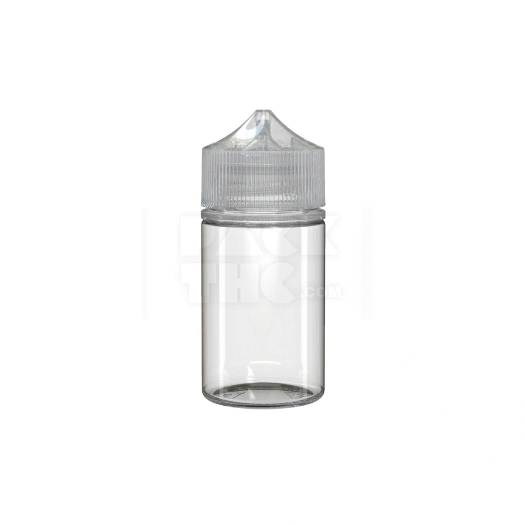 75ml stubby pet unicorn bottle cr clear natural 500 count