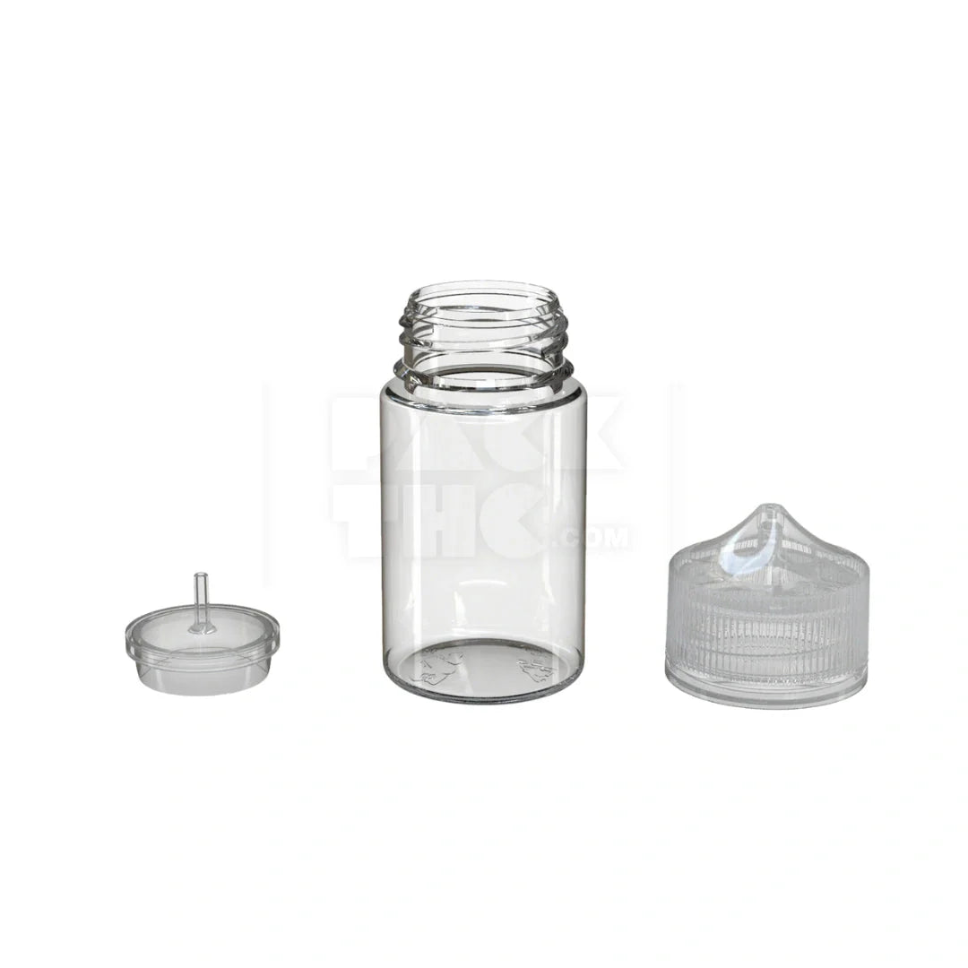 75ml stubby pet unicorn bottle cr clear natural 500 count