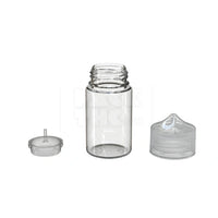 75ml stubby pet unicorn bottle cr clear natural 500 count