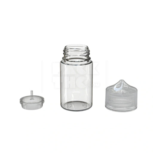 75ml stubby pet unicorn bottle cr clear natural 500 count