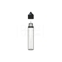75ml v3 pet unicorn bottle cr clear natural black cap 500 count