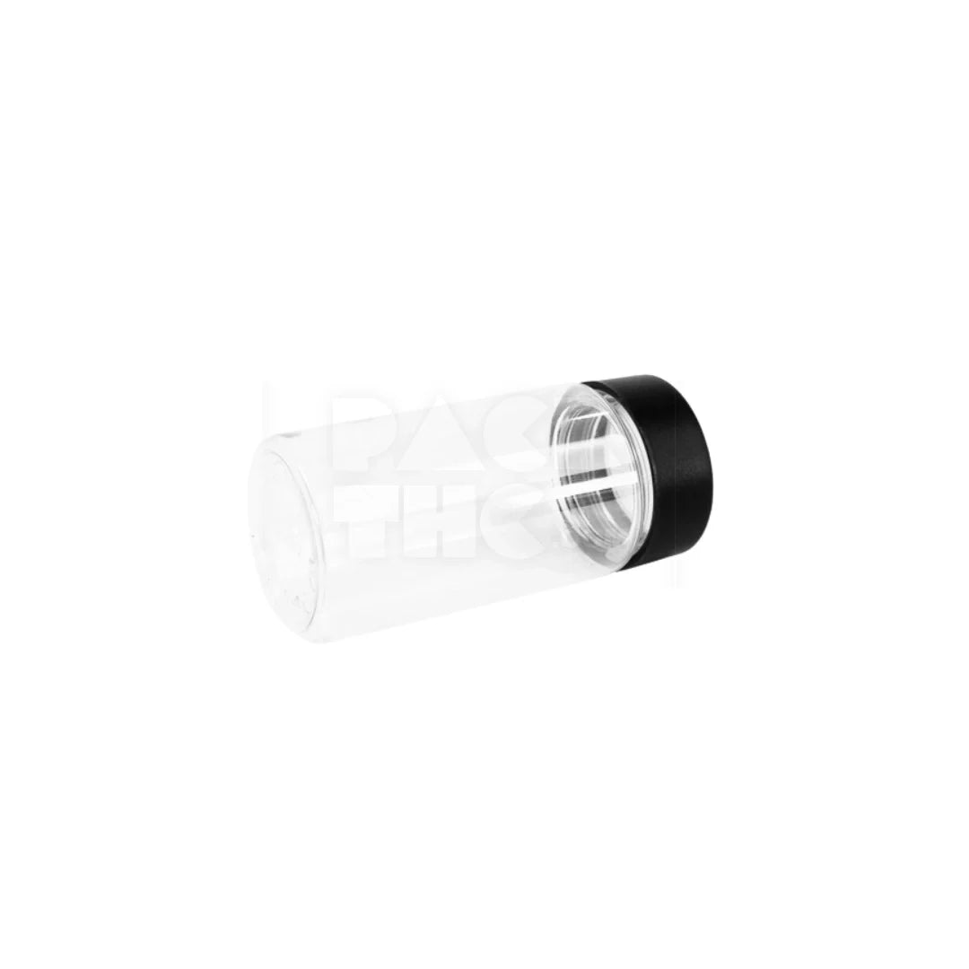 75 mm multi pack pre roll pet jar clear with black lid