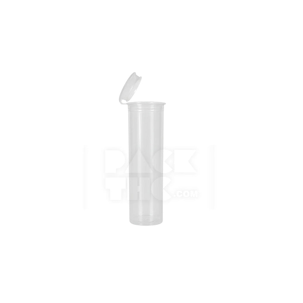 78MM CR PRE-ROLL POP-TOP TUBE - CLEAR | PackTHC - (1000)