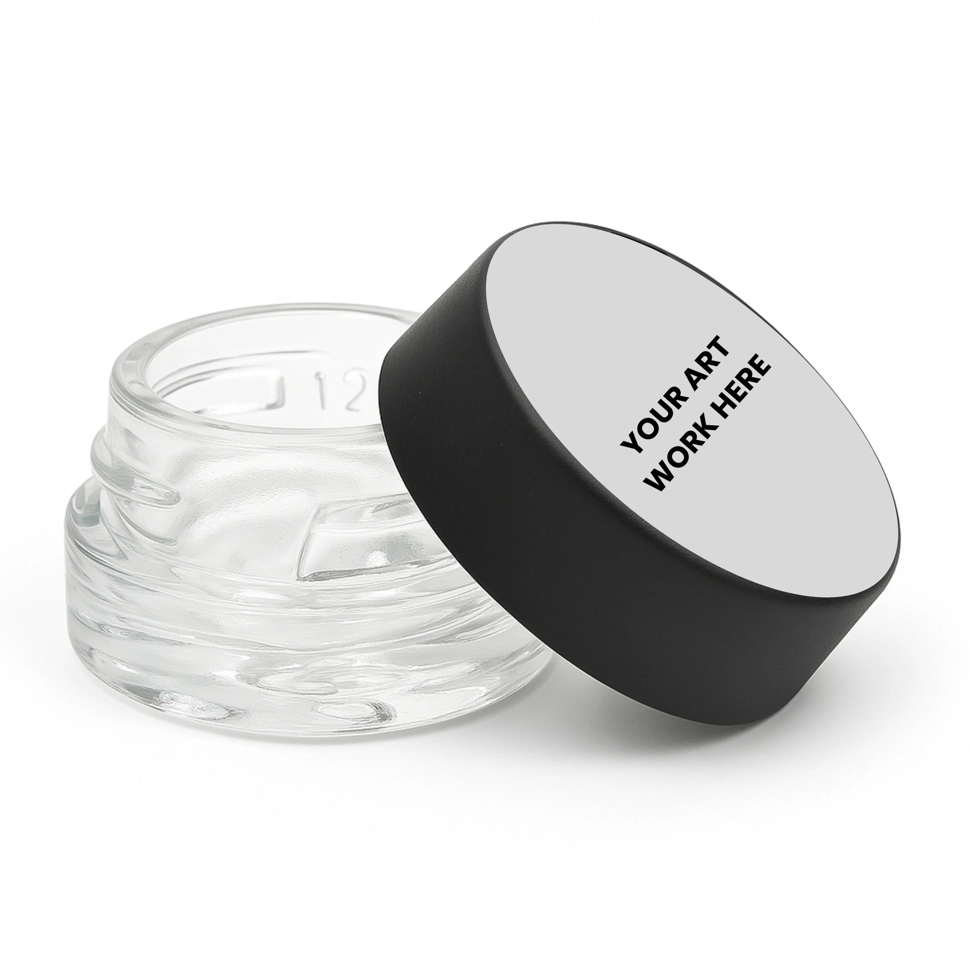 custom printed stickers 1125 circle 5ml jar