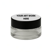 custom printed stickers 1125 circle 5ml jar