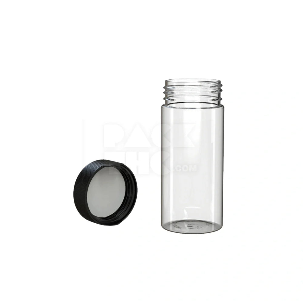 8oz 240cc aviator cr container clear natural black cap 200 count
