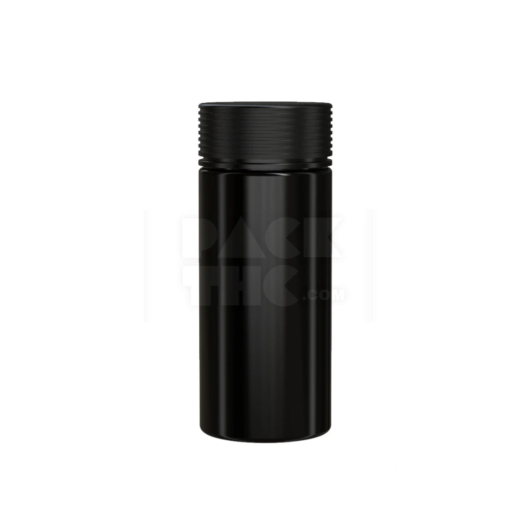 8oz 240cc spiral cr container opaque black 200 count