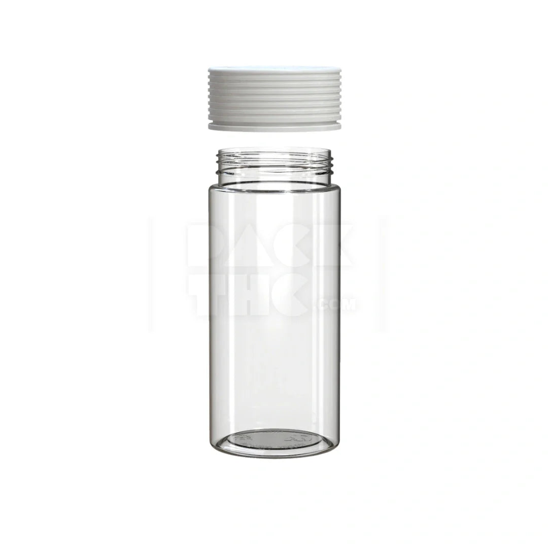 8oz 240cc spiral cr container clear natural white cap 200 count
