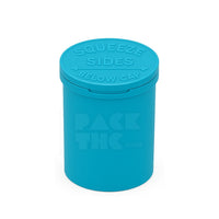90 DRAM POP TOP VIAL - AQUA BLUE | Clear Storage Container - (45 Count)