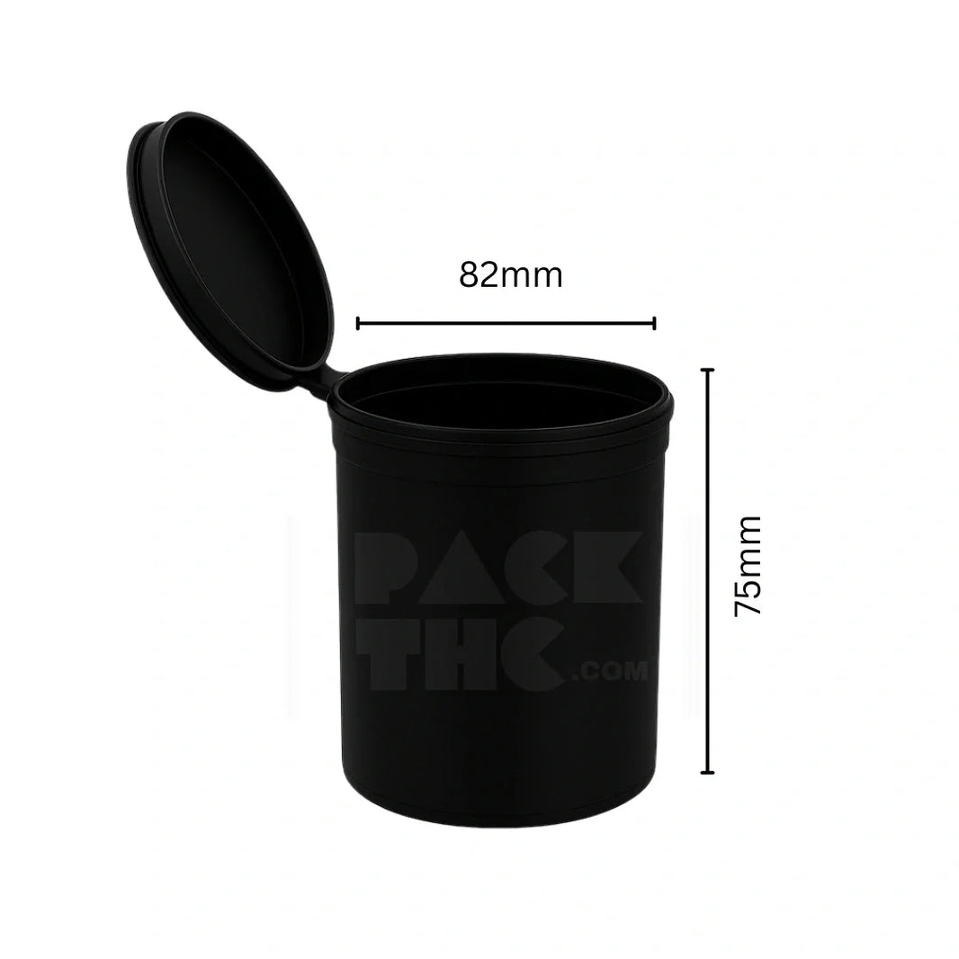 image 90 dram pop top vial black