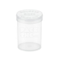 90 DRAM POP TOP VIAL - CLEAR | Clear Storage Container - (45 Count)