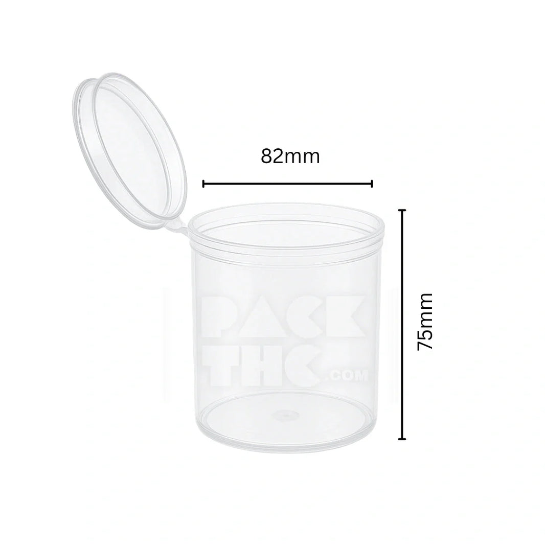 image 90 dram pop top vial clear