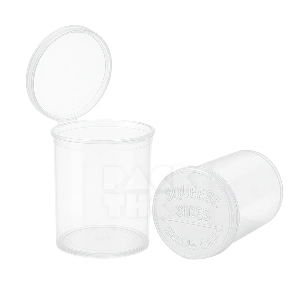 90 dram pop top vial clear
