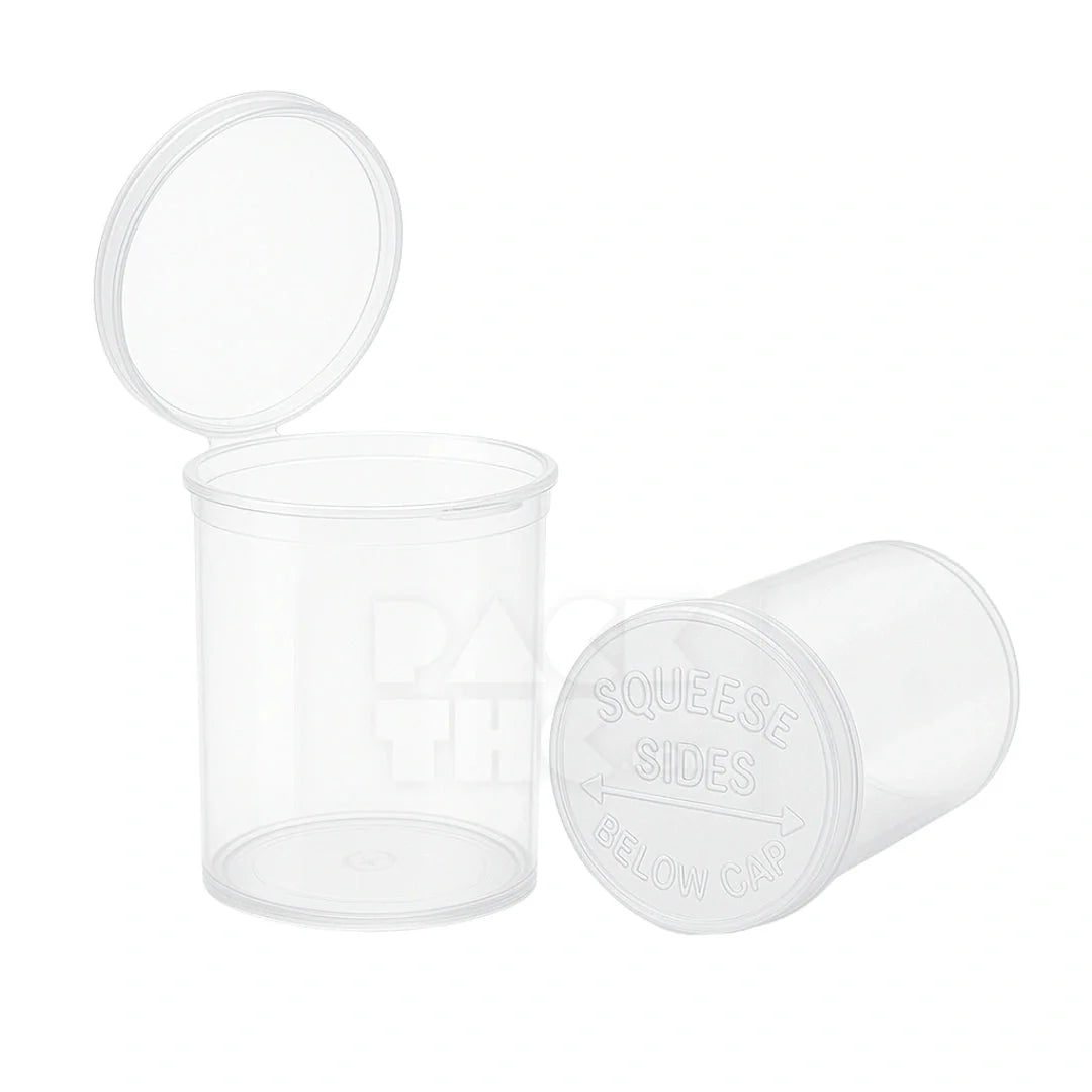 90 dram pop top vial clear