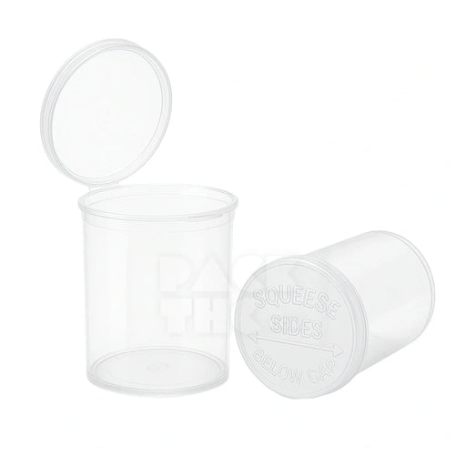 90 dram pop top vial clear