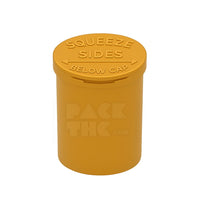 90 dram pop top vial golden