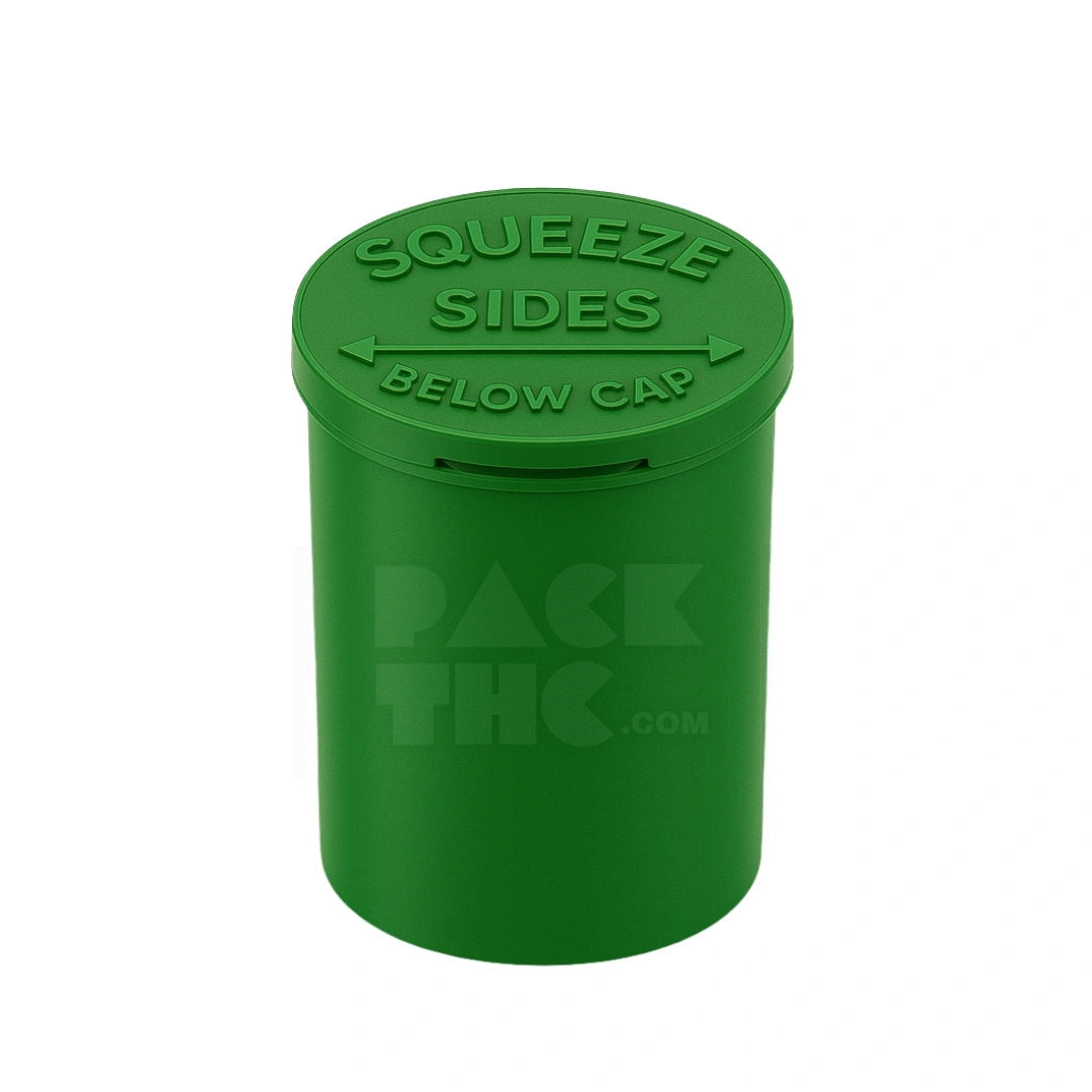 90 dram pop top vial green