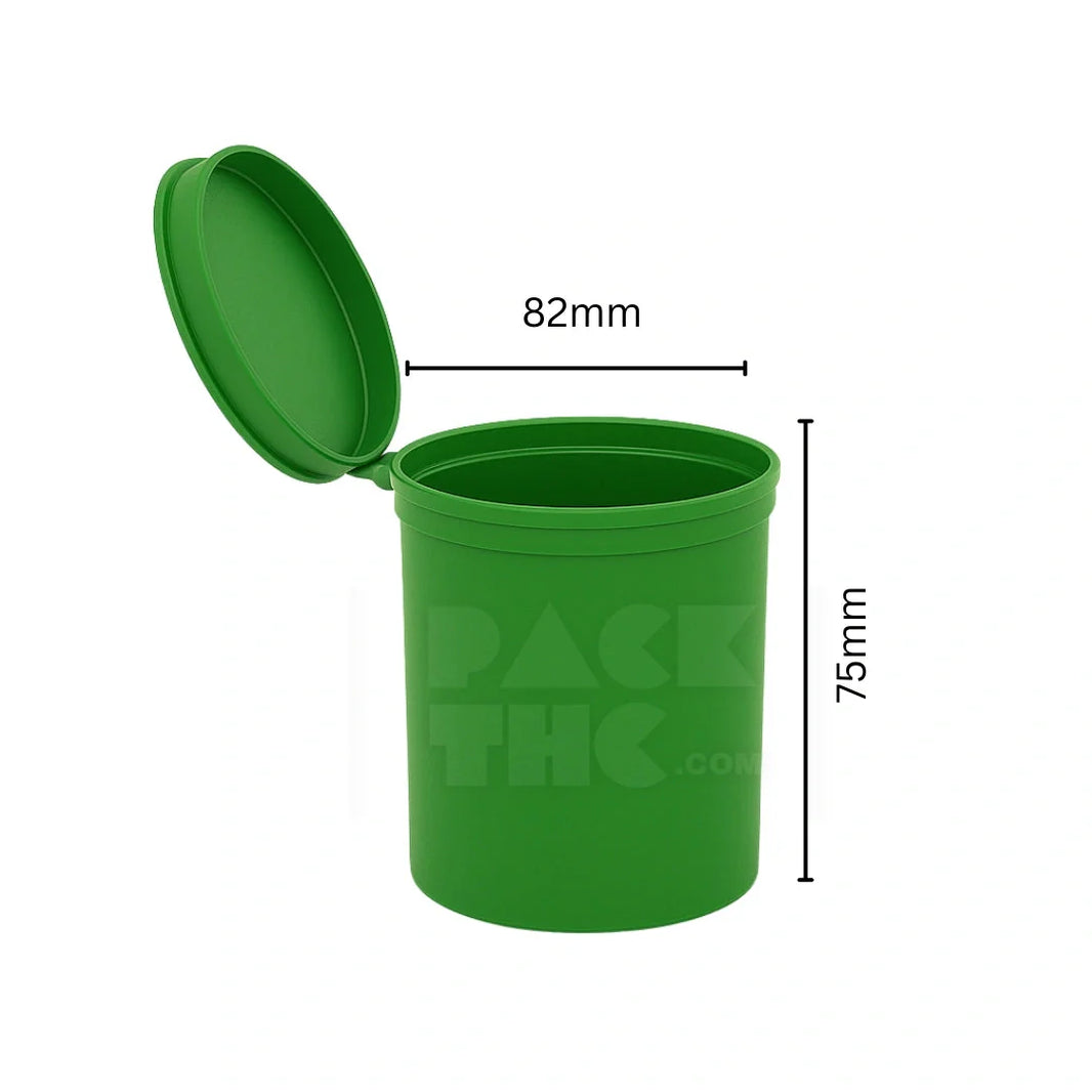 image 90 dram pop top vial green