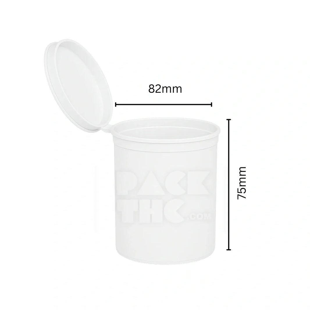 image 90 dram pop top vial white