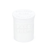 90 DRAM POP TOP VIAL - WHITE | Clear Storage Container - (45 Count)