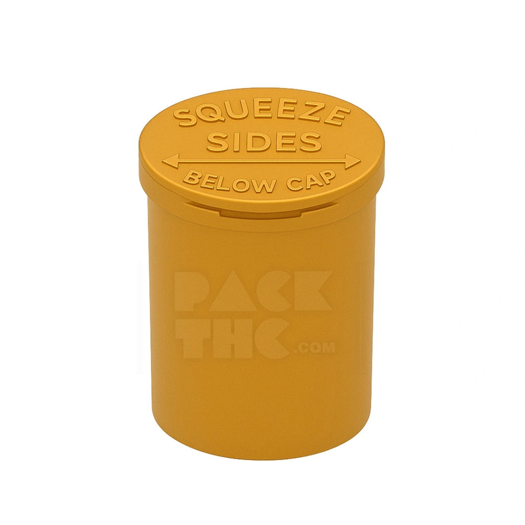 90 DRAM POP TOP VIAL - GOLDEN - (45 COUNT) Pack THC