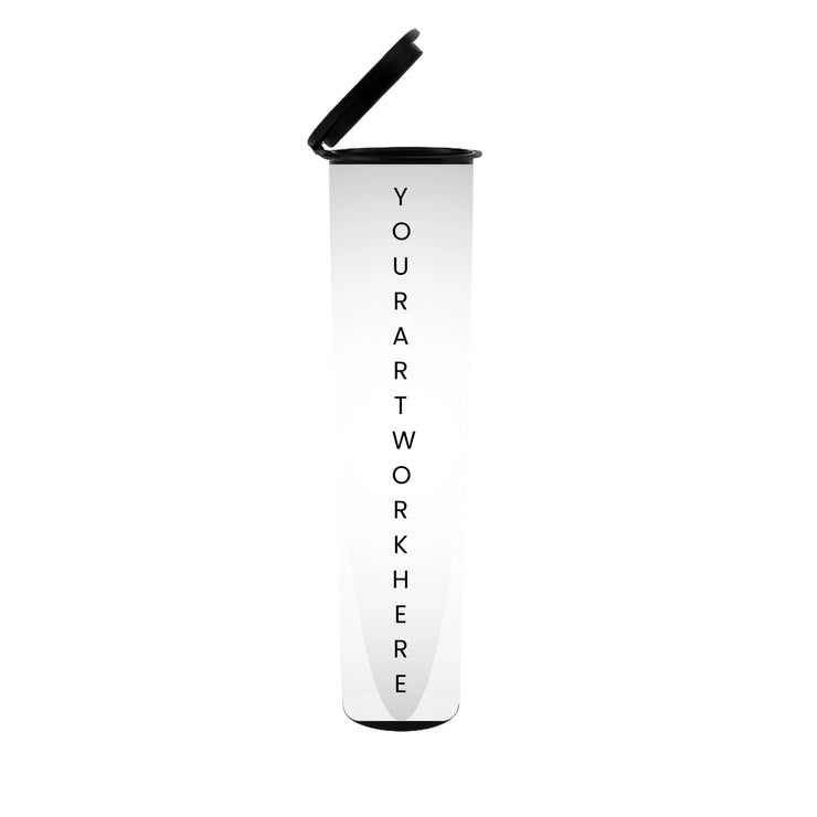 90mm joint tube black with sticker application