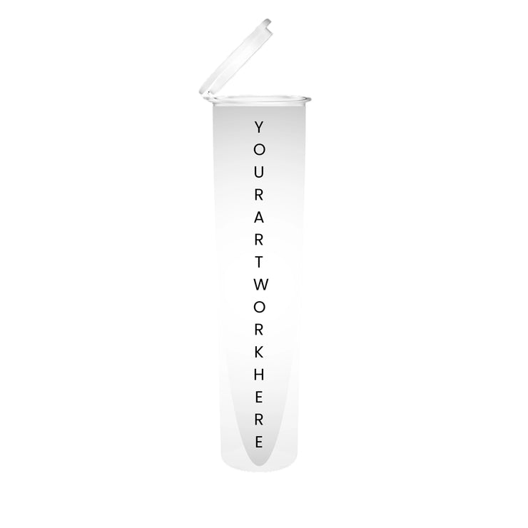 90mm joint tube white with sticker application
