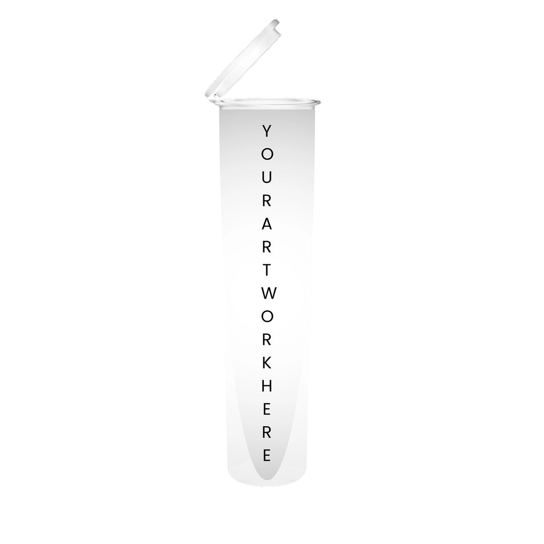 90mm joint tube white with sticker application