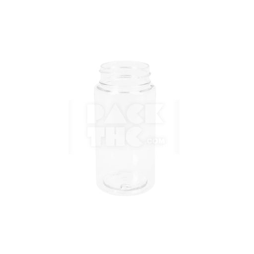 90 mm MULTI PACK PRE-ROLL PET JAR - CLEAR WITH BLACK LID - (100 COUNT) - Pack THC
