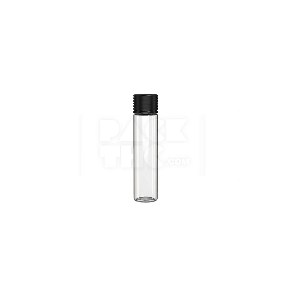 95mm spiral cr tube clear natural black cap 300 count