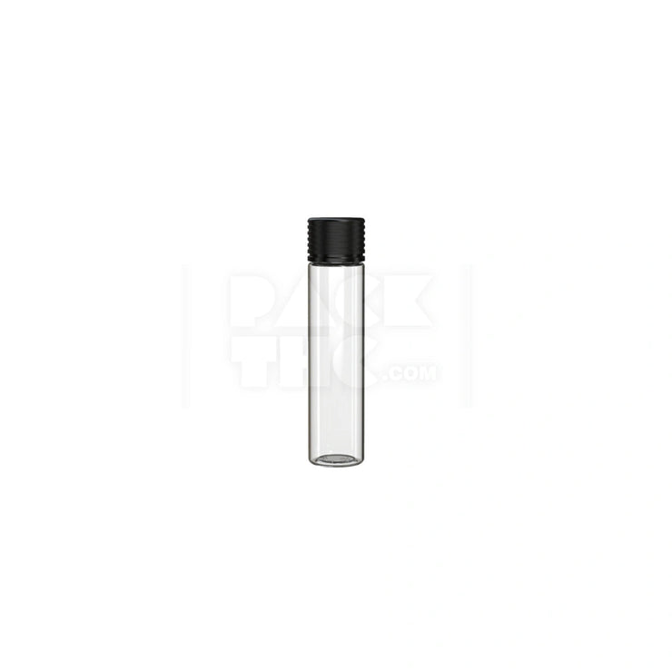 95mm spiral cr tube clear natural black cap 300 count
