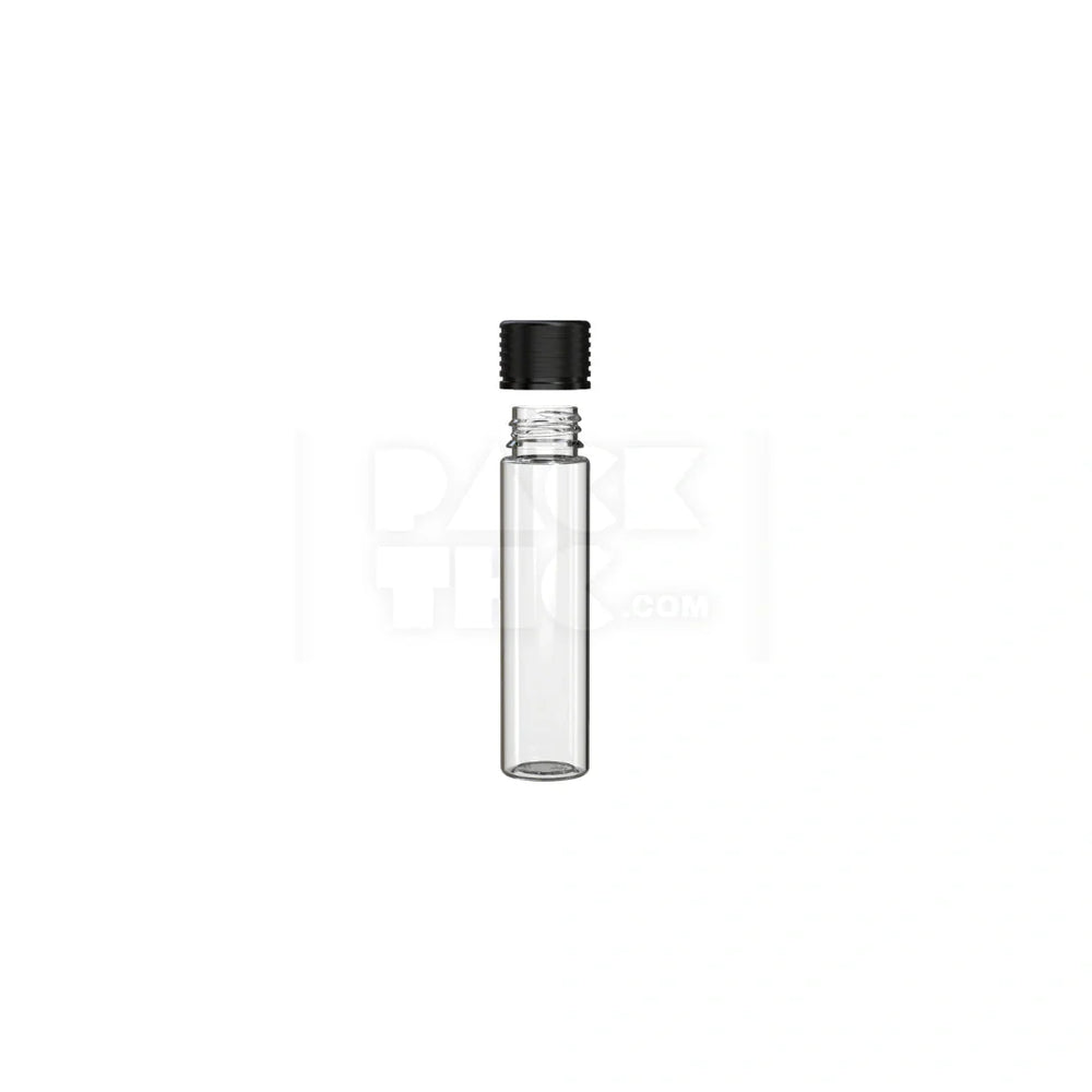 95mm spiral cr tube clear natural black cap 300 count