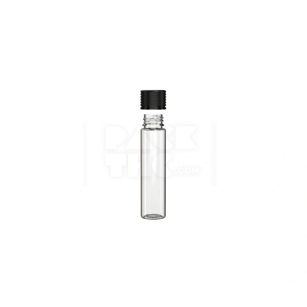 image 95mm spiral cr tube clear natural black cap 300 count