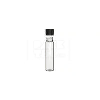 95mm spiral cr tube clear natural black cap 300 count