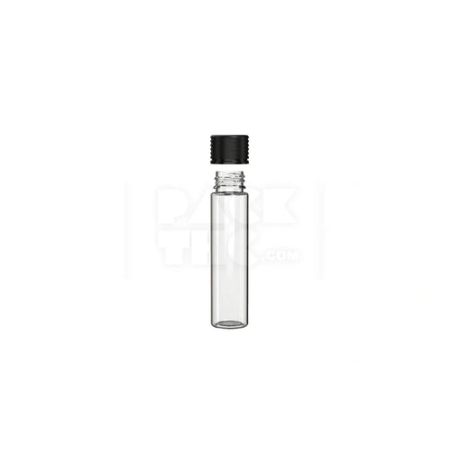 95mm spiral cr tube clear natural black cap 300 count
