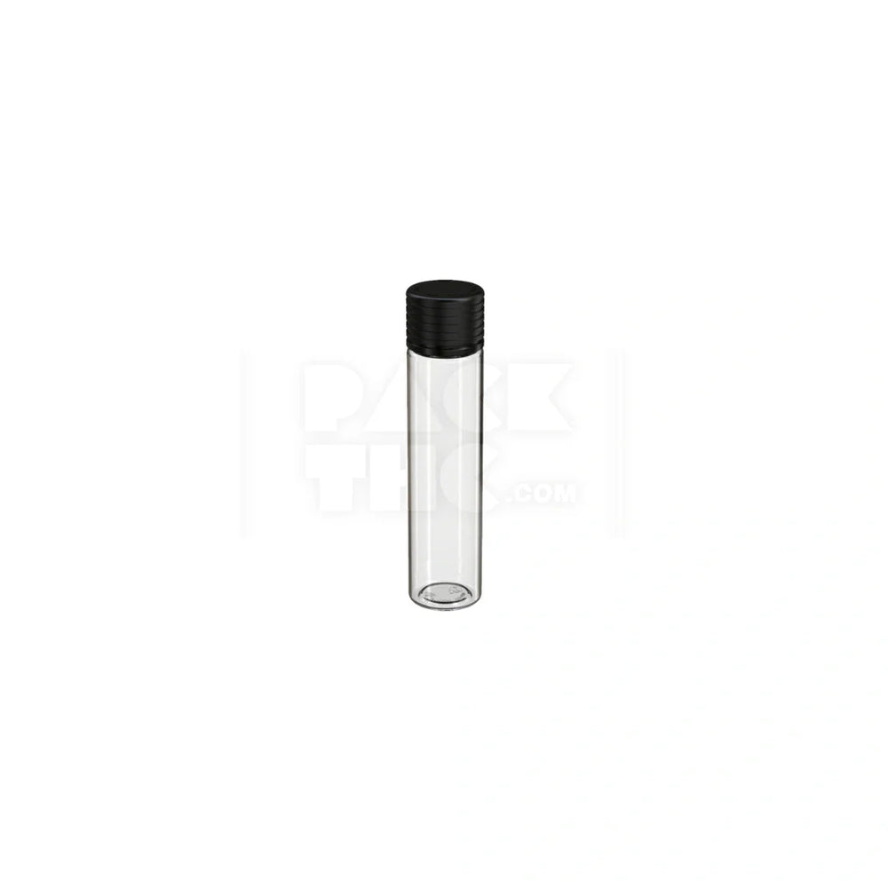 95mm spiral cr tube clear natural black cap 300 count