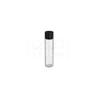 95mm spiral cr tube clear natural black cap 300 count
