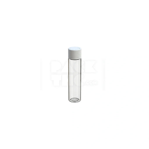 95mm spiral cr tube clear natural white cap 300 count