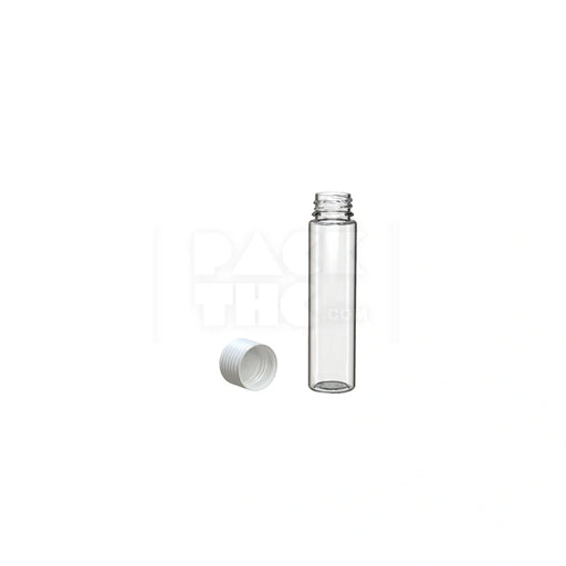 95mm spiral cr tube clear natural white cap 300 count