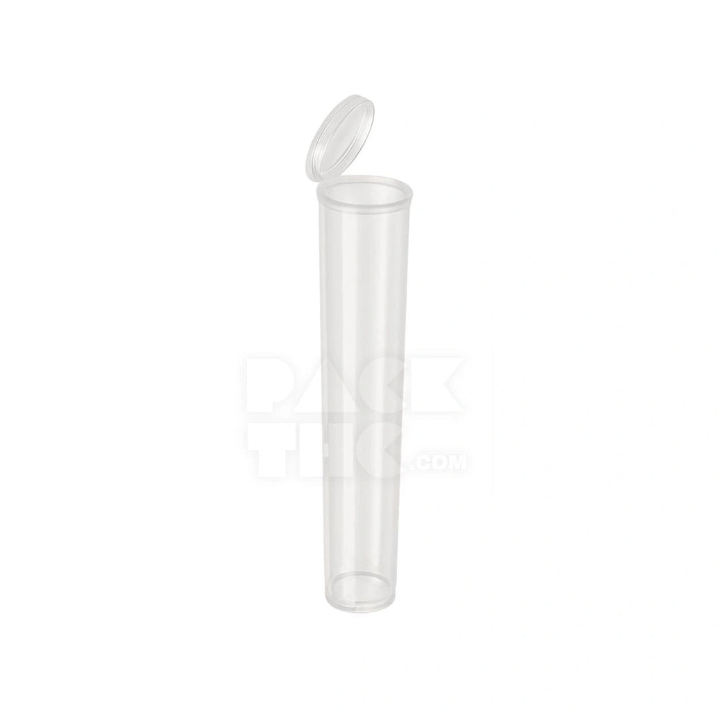 98MM CR PRE-ROLL POP-TOP TUBE - CLEAR | PackTHC - (1000)