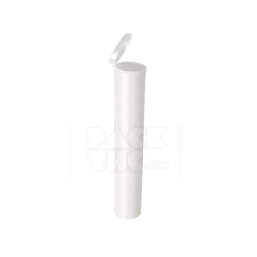 98MM CR PRE-ROLL POP-TOP TUBE - WHITE | PackTHC - (1000)
