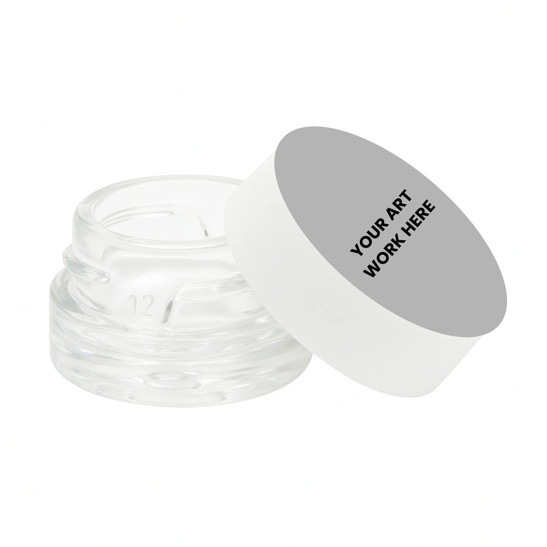 image custom printed stickers 125 circle concentrate container