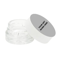 custom printed stickers 125 circle concentrate container