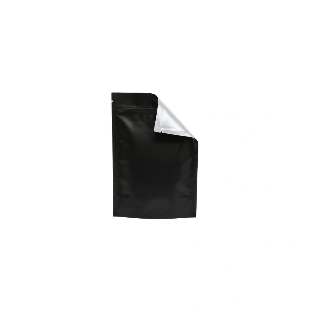 BLACK MYLAR BAGS - 1 Gram | Durable Fresh-Lock Pouch | PackTHC – (100 Count)
