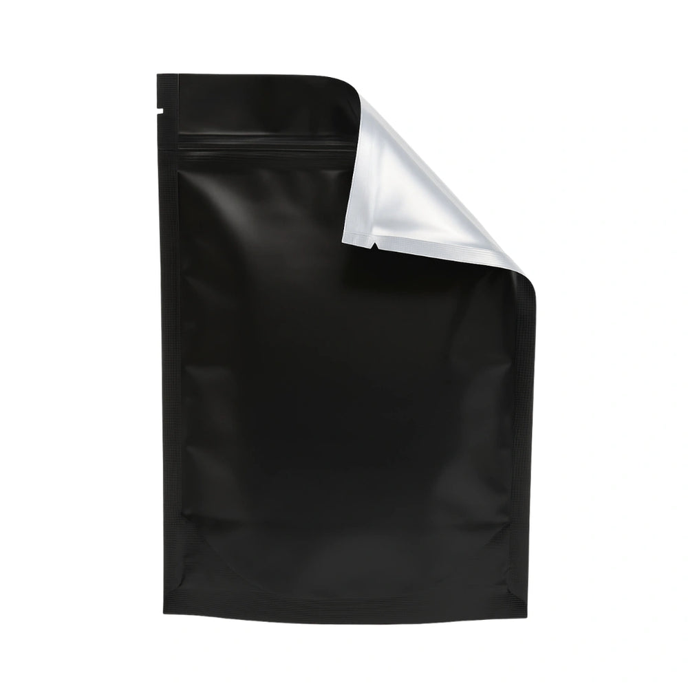 BLACK MYLAR BAGS - 1 oz | Durable Fresh-Lock Pouch | PackTHC – (100 Count)